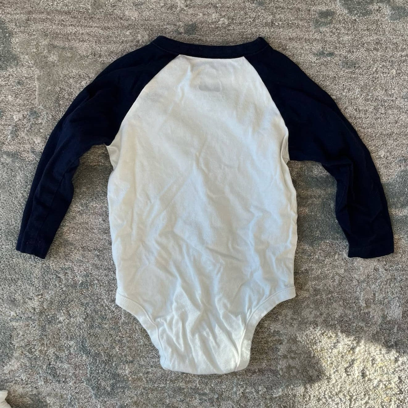 Baby Gap Navy Blue & White Shirt Pants Bundle 6-12 Months