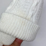 Load image into Gallery viewer, Just Friends Girls 90s Knit White Pom Pom Hat
