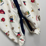 Load image into Gallery viewer, Vintage Baby Healthtex Teddy Bear Football Footie
