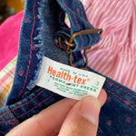 Load image into Gallery viewer, Vintage Healthtex Floral Denim Overalls 3 Months
