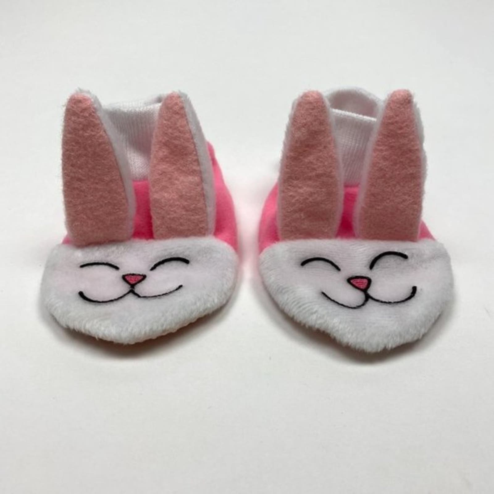 Vintage 90s Baby Girl Bunny Slippers