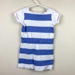 Load image into Gallery viewer, Jacadi Paris Girls Blue &amp; White Striped Dress 4T
