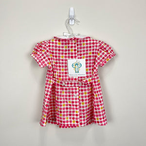 Prim & Proper Girls Collared Apple Dress 18 Months NWT