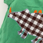 Load image into Gallery viewer, Mini Boden Green Dinosaur Tee 3-6 Months
