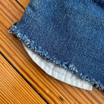 Load image into Gallery viewer, Vintage Levi's 566 Loose Fit Cut Off Blue Jean Shorts Toddler Girl 4T
