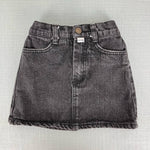 Load image into Gallery viewer, Vintage Guess Black Denim Skirt 2T USA
