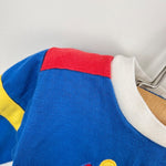 Load image into Gallery viewer, Vintage Doe Spun Blue Fire Truck Sweatsuit 12 Months
