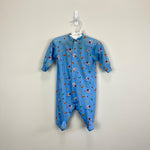 Load image into Gallery viewer, Vintage Little Me Blue Space Footie Medium USA
