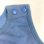 Load image into Gallery viewer, Vintage Oshkosh Blue Basbeball Bear Romper 12 Months
