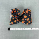 Load image into Gallery viewer, JoJo Halloween Pumpkin Hair Bow
