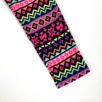 Load image into Gallery viewer, The Children’s Place Black Pink Neon Geometric Pants 5T
