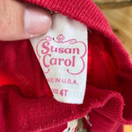 Load image into Gallery viewer, Vintage Susan Carol Red Teddy Bear Shirt 4T USA
