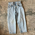 Load image into Gallery viewer, Vintage Levi's 550 Relaxed Fit Slim Orange Tab Jeans 4T
