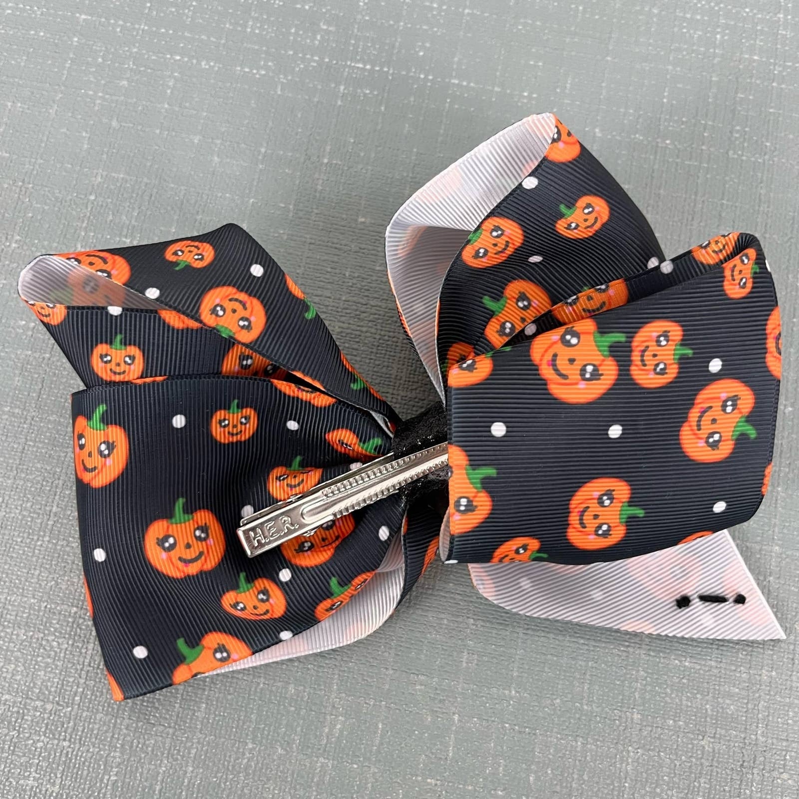 JoJo Halloween Pumpkin Hair Bow