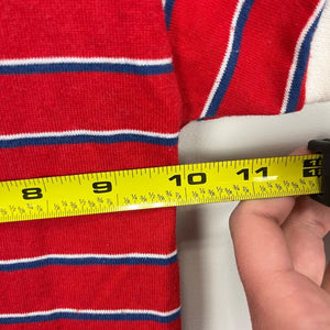 Vintage Healthtex Red Striped Polo Shirt 2T USA
