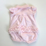 Load image into Gallery viewer, Ralph Lauren Pink Ruffle Bubble Romper 3 Months
