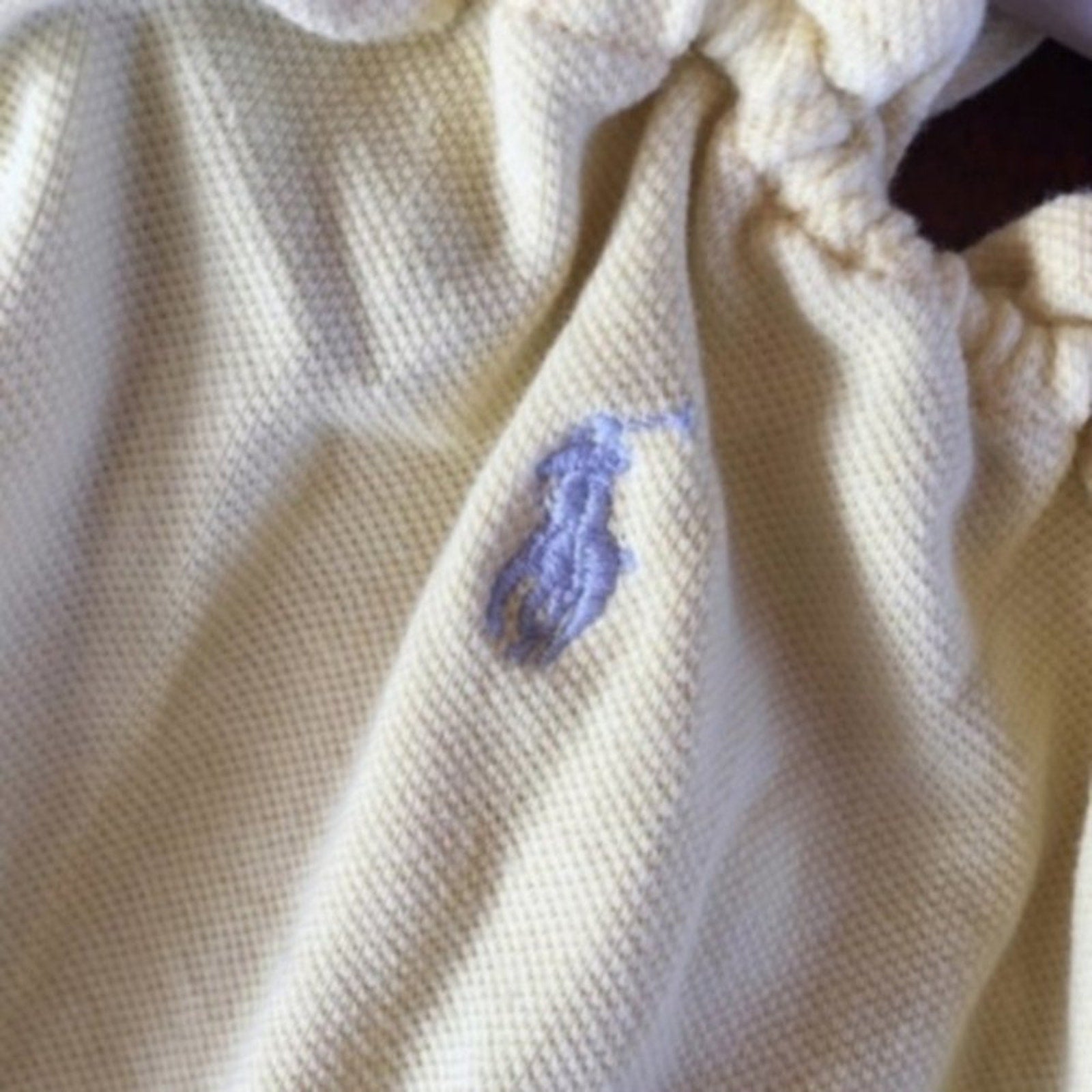 Ralph Lauren Yellow Spaghetti Strap Romper 9 Months