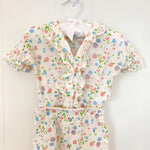 Load image into Gallery viewer, Vintage Carter's White Floral Pajama Set 1 Year
