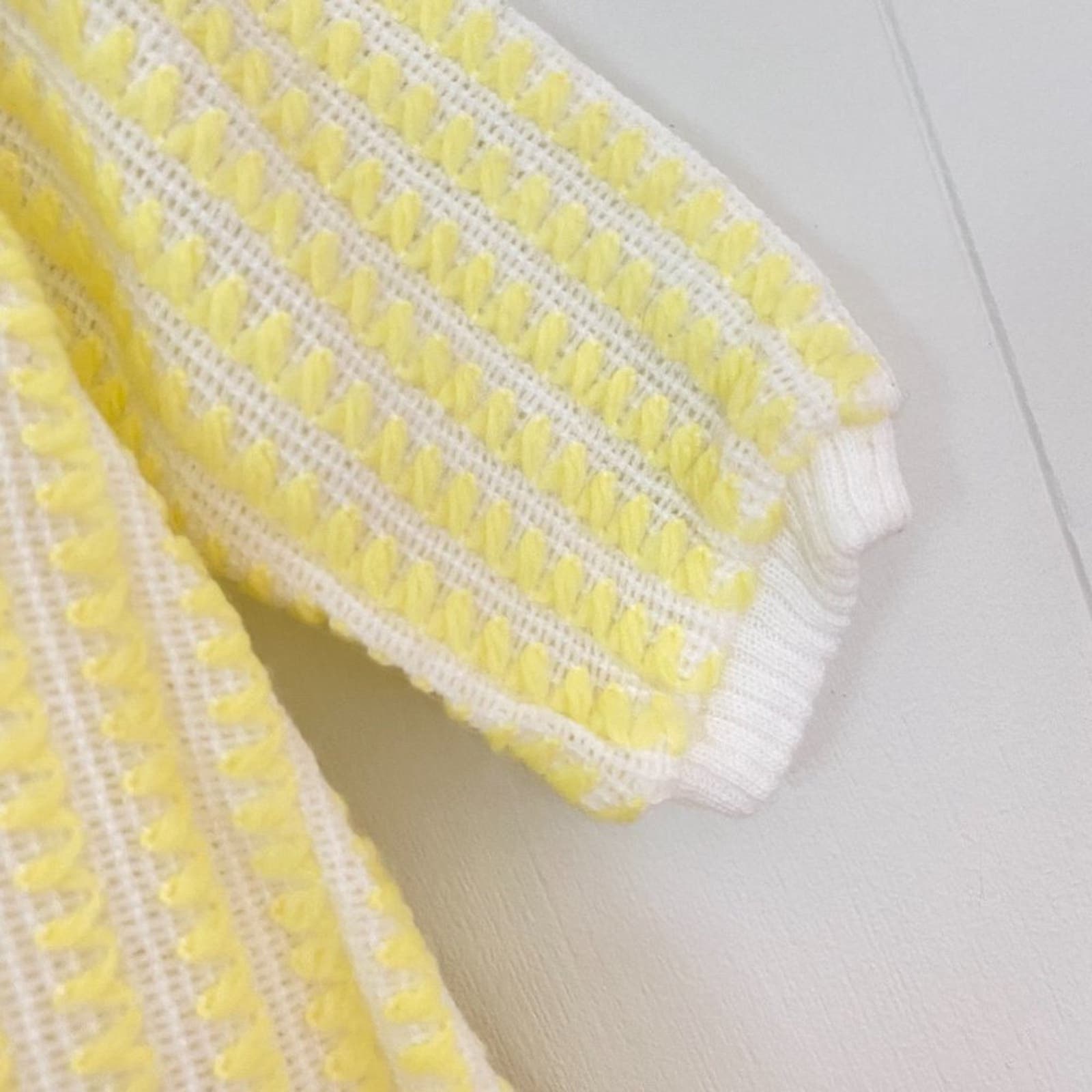 Vintage Novelty Knit Yellow Sweater Set 18 Months