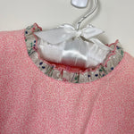 Load image into Gallery viewer, Vintage Girls Pink Gray Floral Tiered Dress
