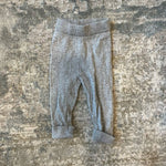 Load image into Gallery viewer, Janie and Jack Ribbed Gray Sweater Pants 3-6 Months
