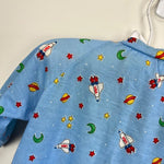 Load image into Gallery viewer, Vintage Little Me Blue Space Footie Medium USA
