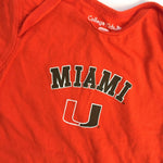 Load image into Gallery viewer, University of Miami Short-Sleeve Bodysuit 12 Months
