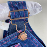 Load image into Gallery viewer, Vintage Healthtex Floral Denim Overalls 3 Months
