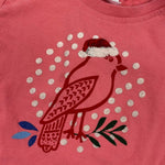 Load image into Gallery viewer, Hanna Andersson Girls Pink Bird Tee 120 cm 6-7
