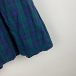 Load image into Gallery viewer, Vintage Daisies &amp; Doodlebugs Navy Green Plaid Bow Dress 2T
