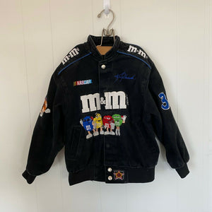 Vintage Nascar Ken Schrader #36 M&M's Racing Team Jacket JH Design Youth Medium