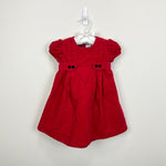 Load image into Gallery viewer, Luli &amp; Me Girls Red Corduroy Dress 18 Months
