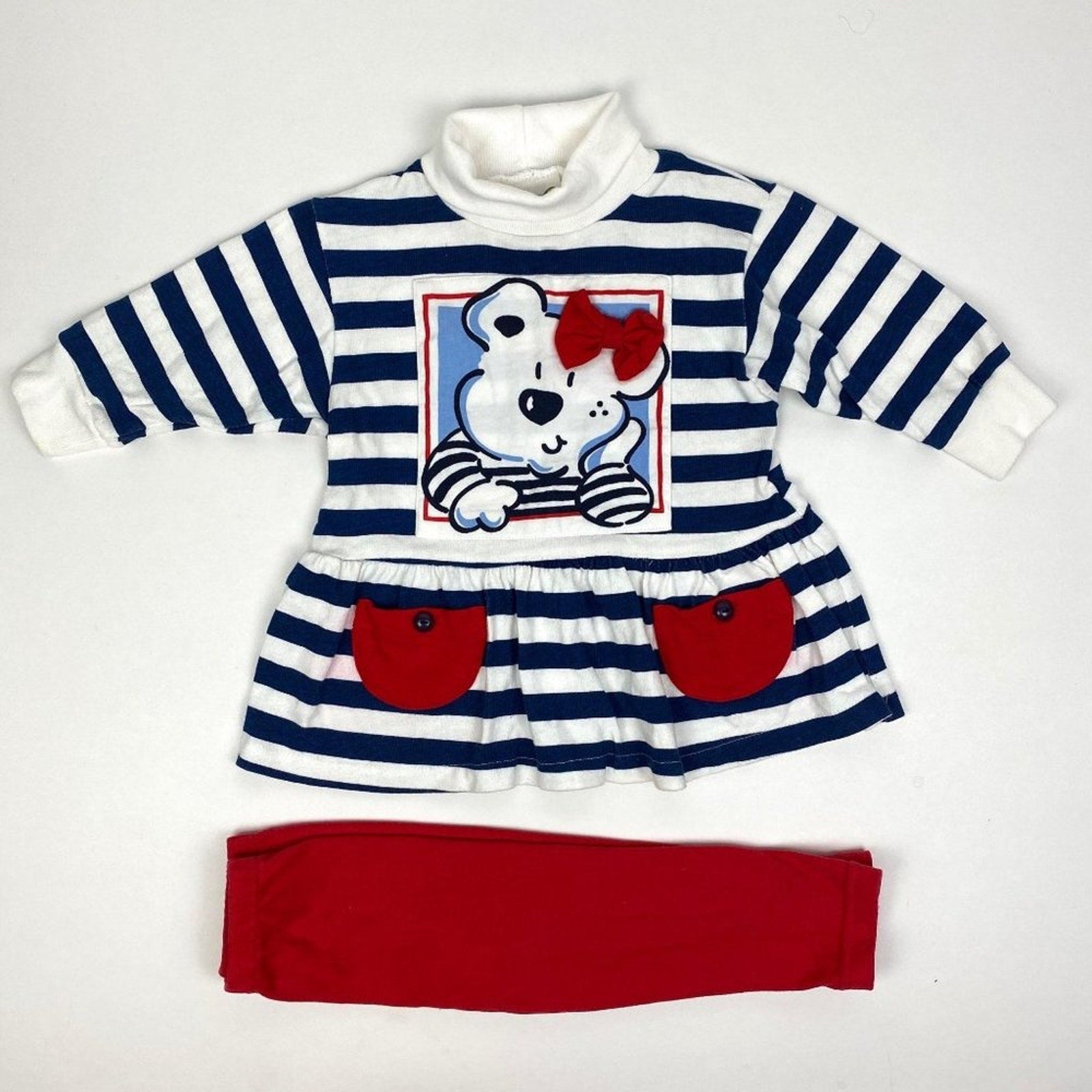 Vintage Patty Cakes Two Piece Cat Set 2T