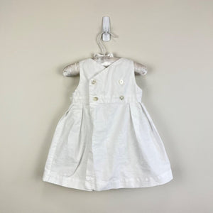 Jacadi Paris Sleeveless White Dress 6 Months