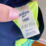 Load image into Gallery viewer, OshKosh B'Gosh Boys Neon Rash Guard 18 Months
