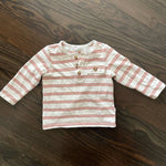 Load image into Gallery viewer, First by Petit Lem Striped Shirt &amp; Pants Set 12 Months
