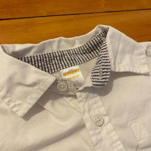 Gymboree Boys White Dress Shirt 3-4