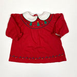 Load image into Gallery viewer, Vintage All Mine Red Christmas Dress 18 Months
