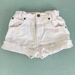 Load image into Gallery viewer, Vintage Levi's Cinched Waist Cut Off Pink Jean Shorts 6
