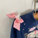 Load image into Gallery viewer, Vintage Buster Brown Navy Blue Bear Sweatshirt 2T USA
