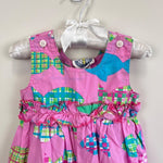 Load image into Gallery viewer, Corky&#39;s Kids Pink Ruffle Fish Romper 0-3 Months
