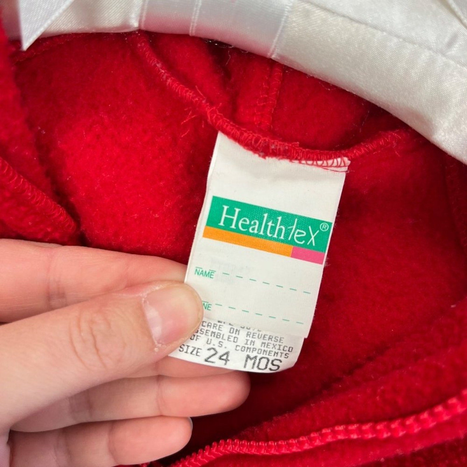 Vintage Health-tex Fleece Hoodie 24 Months