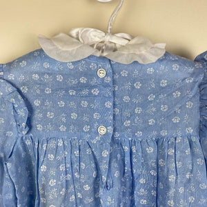 Precious Originals Long Sleeve Blue Dress