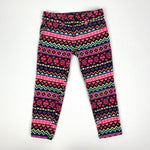 Load image into Gallery viewer, The Children’s Place Black Pink Neon Geometric Pants 5T
