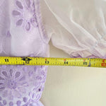 Load image into Gallery viewer, Vintage Claire Brooke Originals Sheer Purple Party Dress
