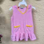 Load image into Gallery viewer, Janie and Jack Baby Girl Pink Hooded Swim Cover Up 3-6 Months
