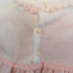 Load image into Gallery viewer, Vintage Friemanit Pink White Sweater Dress 6-9 Months
