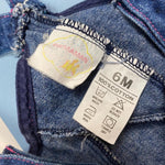 Load image into Gallery viewer, Vintage Premaman Pleated Clip Denim Overalls 6 Months
