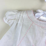 Load image into Gallery viewer, Vintage Sasson Brothers Girls Embroidered White Dress Set
