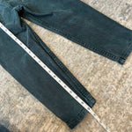 Load image into Gallery viewer, Vintage Levi's 550 Relaxed Fit Regular Orange Tab Green Jeans 6
